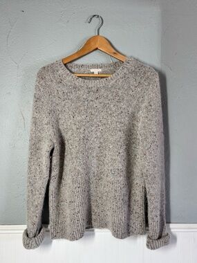 J. Crew collection speckled alpaca & wool sweater